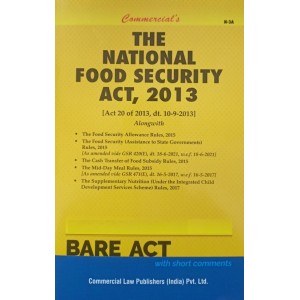 Commercial's National Food Security Act, (NFSA) 2013 Bare Act 2023 | Food Safety